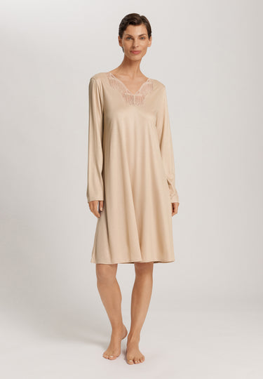 Lilith Tencel™ Lace Trim Nightgown | Coffee Quartz 74783-2216